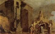 BRAMER, Leonaert Abraham and the Three Angels oil painting reproduction